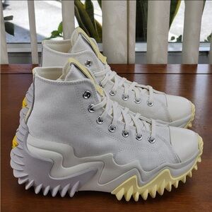 Run Star Hi Canvas Converse egret/ soft sunshine